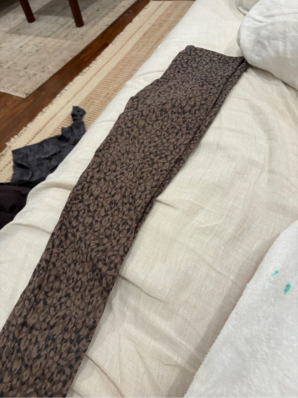 Spanx leopard leggings
